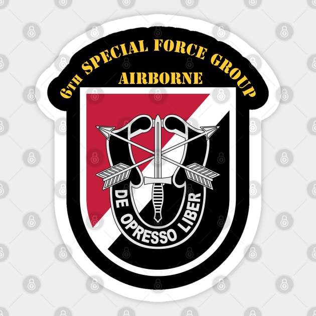6th Special Forces Group Sticker by MBK